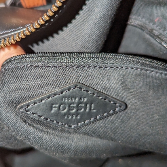 Fossil Rachel Satchel-Black Cow Leather - Picture 3 of 4